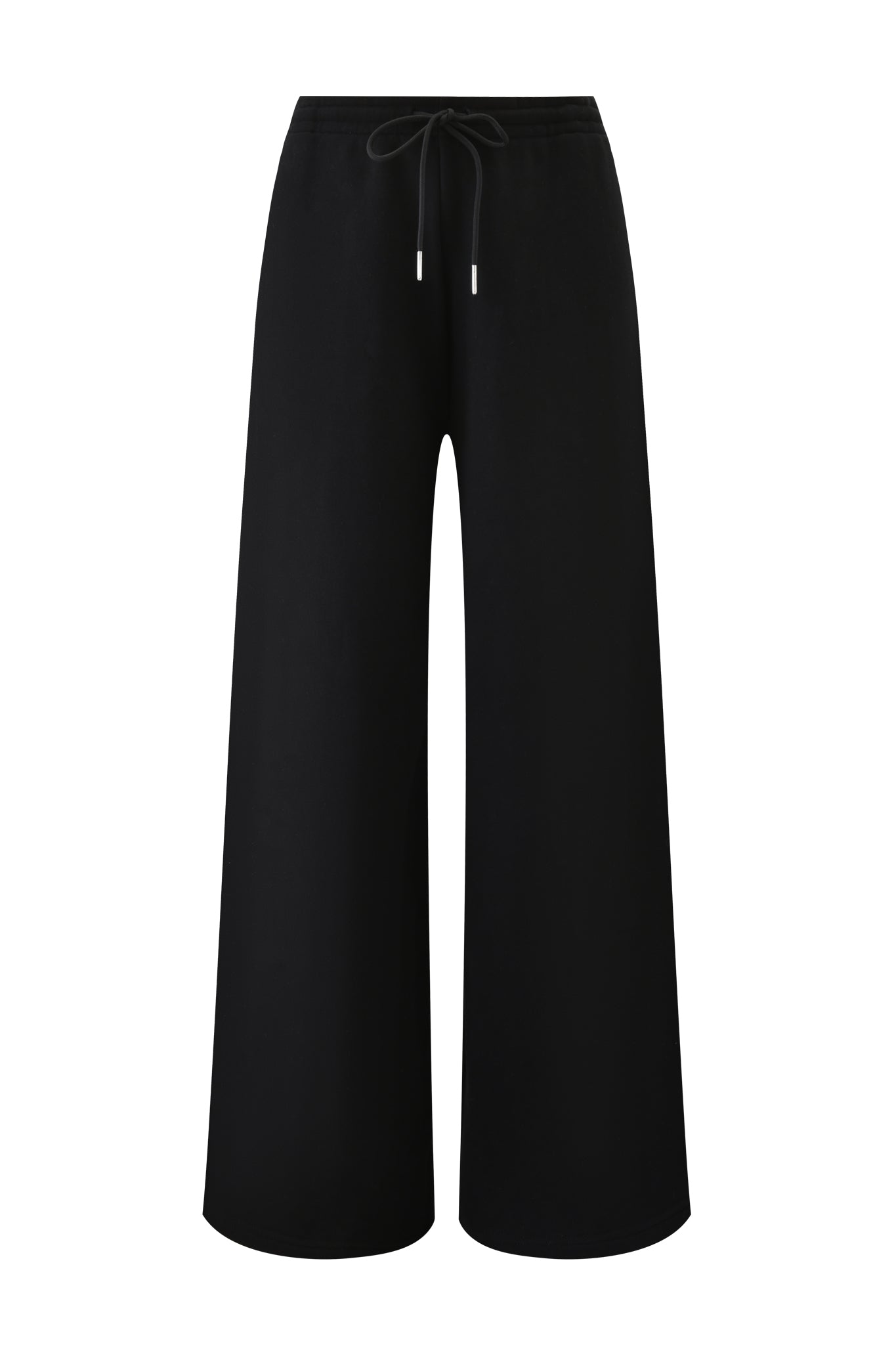 The FAFI TRACKPANT - BLACK by I.AM.GIA features a baggy, wide-leg fit and drawstring waistband, shown against a plain white background.