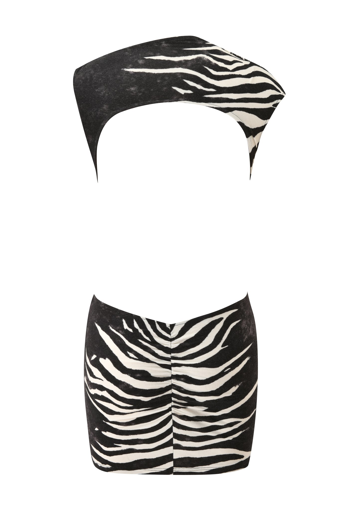 Step into the bold black and white trend with the ELIANA MINI DRESS - BLACK WILD SIDE by I.AM.GIA, a statement-making zebra-print mini dress perfect for fans of eye-catching prints.