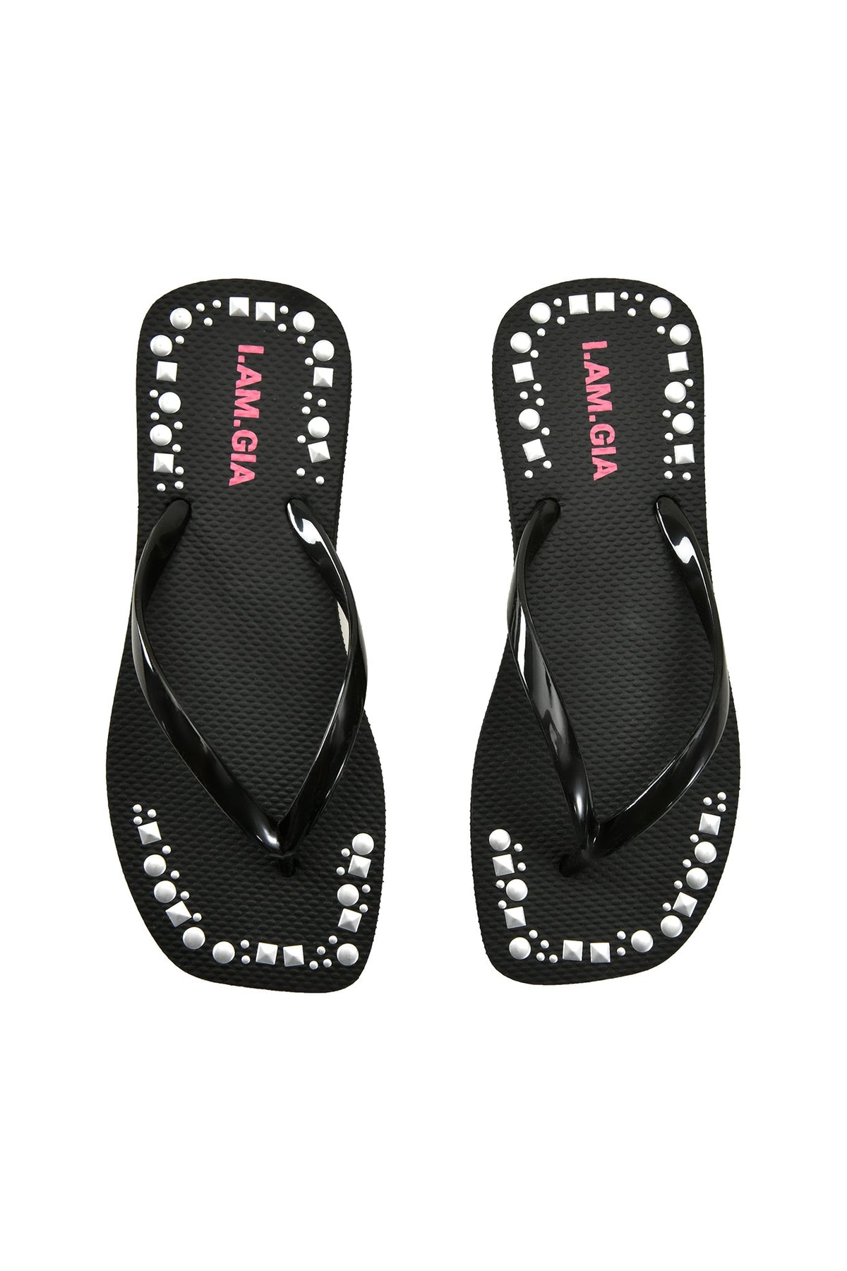 ABEO Zuma Post Flip Flop Sandals Black Size 12 INKA STUDDED FLIP FLOP - BLACK main image 4