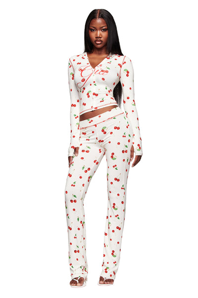 BLARE TRACKPANT - CHERRY ON TOP