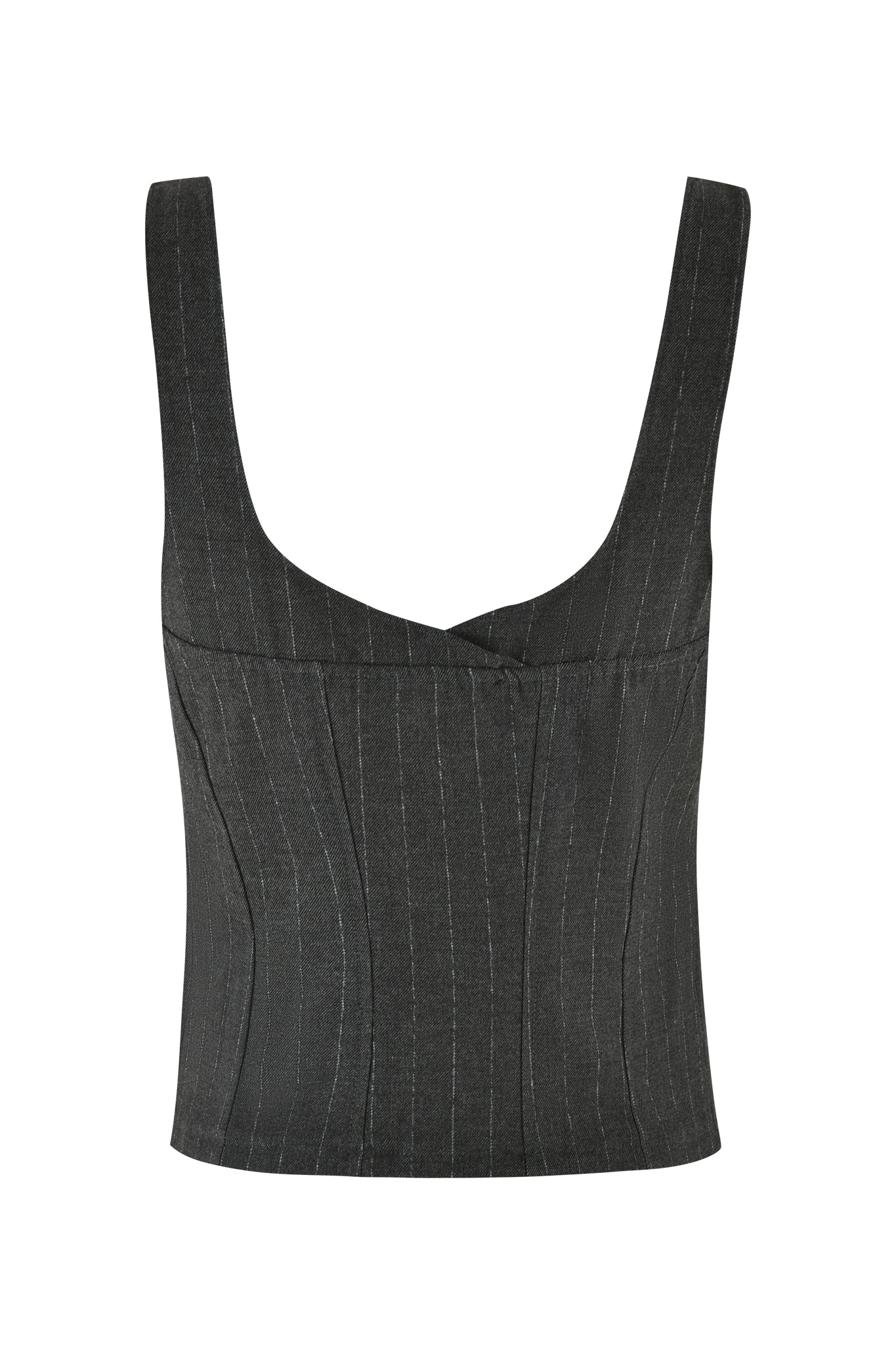 MARRION CORSET - GREY : PINSTRIPE