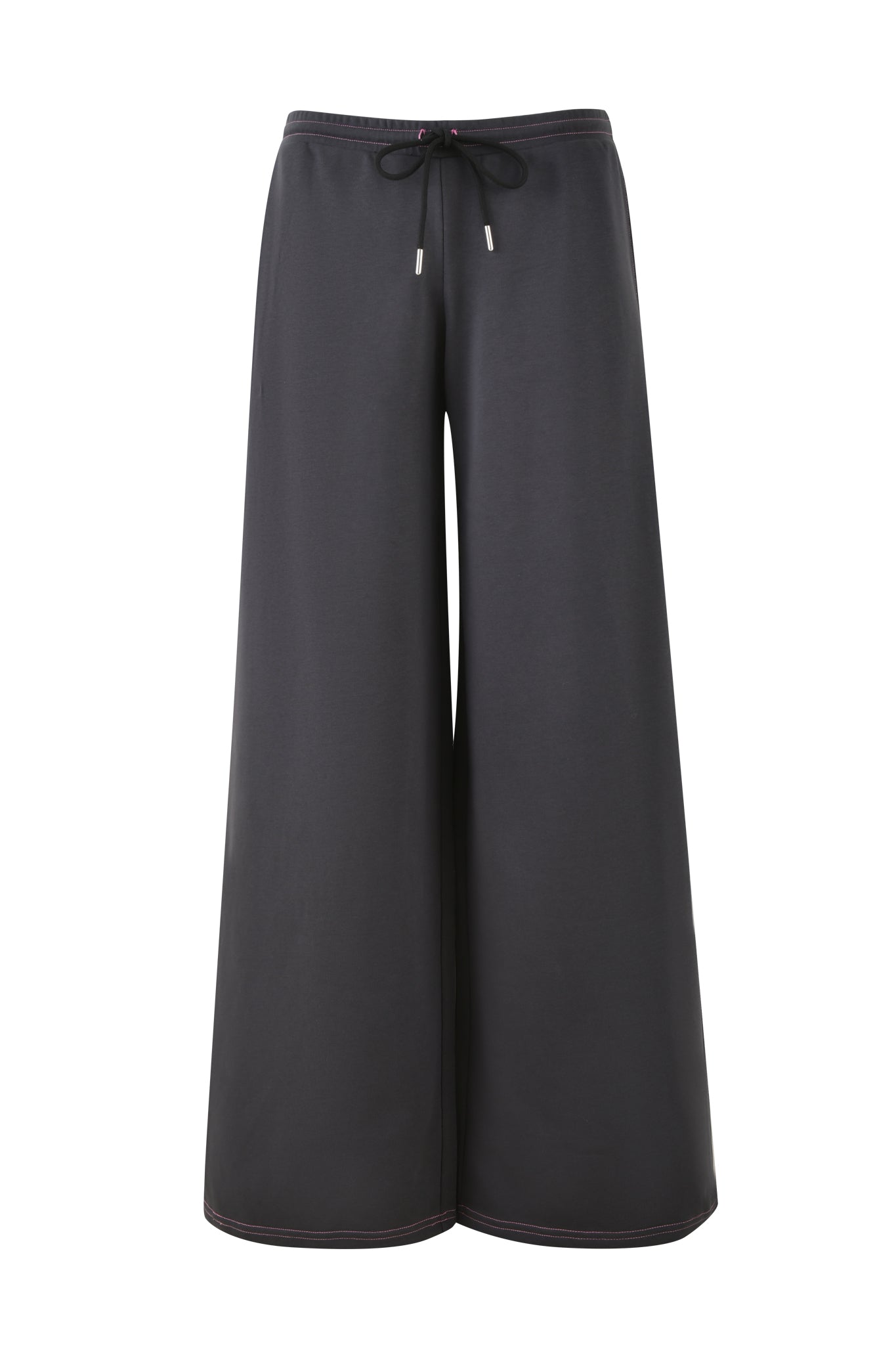 Experience the perfect combination of comfort and style with the SPENCER PANT - GREY by I.AM.GIA. These wide-legged charcoal grey track pants feature an elastic waistband and adjustable drawstring, crafted from a smooth, flowing fabric in a full-length design. They are ideal for those who desire effortless elegance in their everyday wear.
