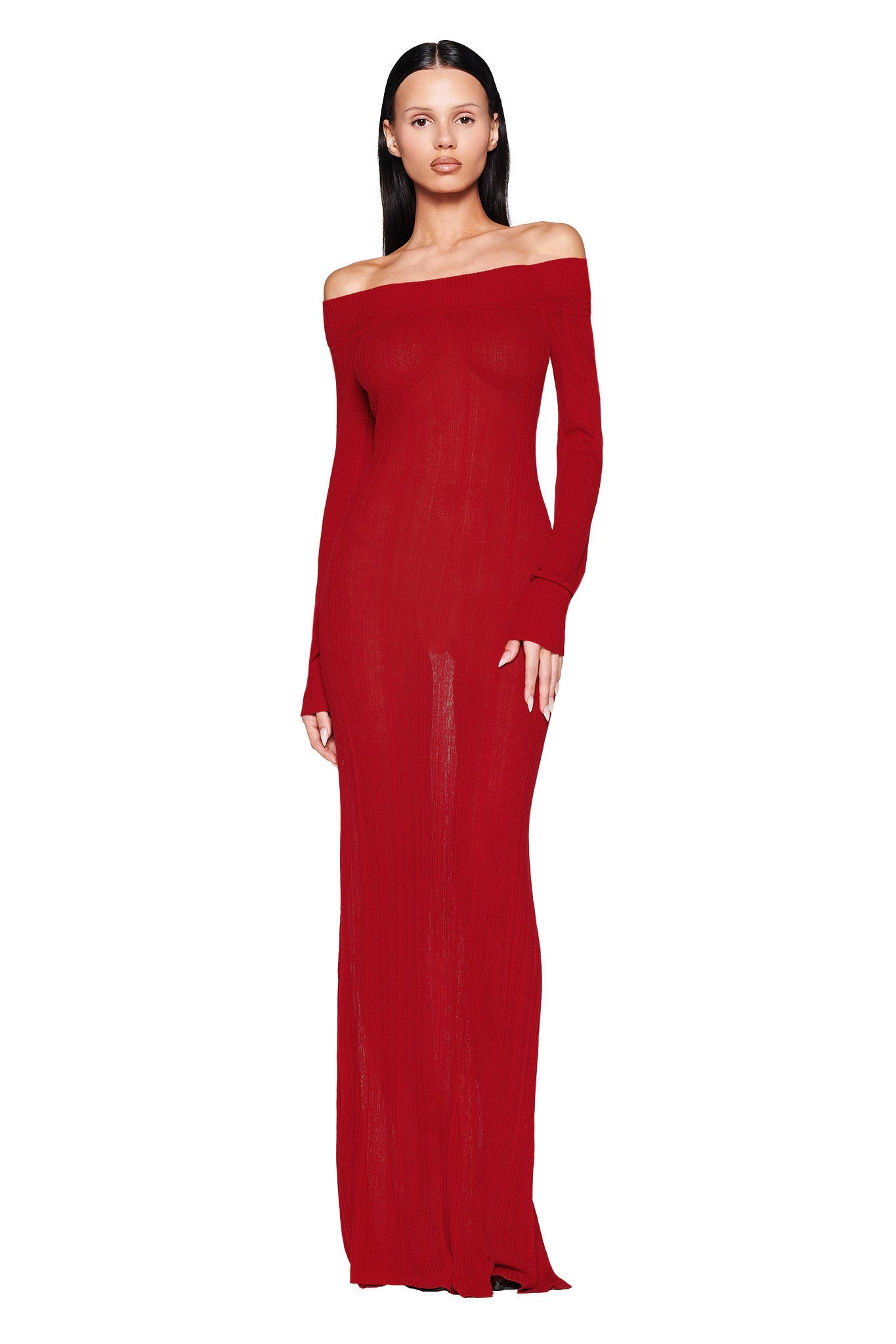 ANASTASIA MAXI DRESS - RED : BURGUNDY ANASTASIA MAXI DRESS - RED : BURGUNDY