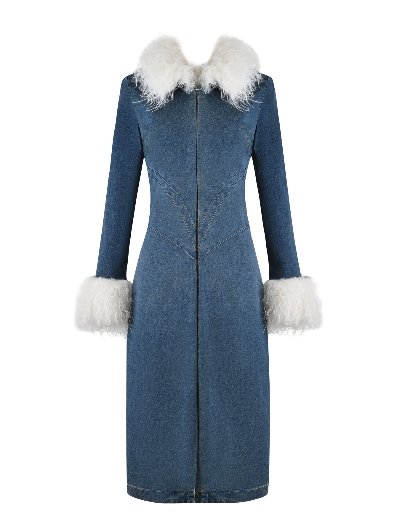SYLVIE COAT - BLUE : BLUE DENIM