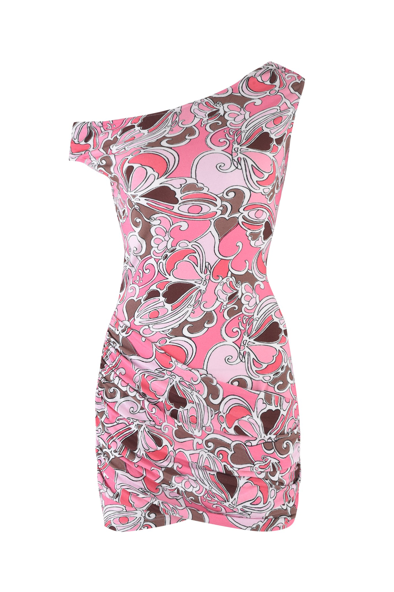 CORRINE MINI DRESS - PINK BUTTERFLY BLOOM CORRINE MINI DRESS - PINK BUTTERFLY BLOOM