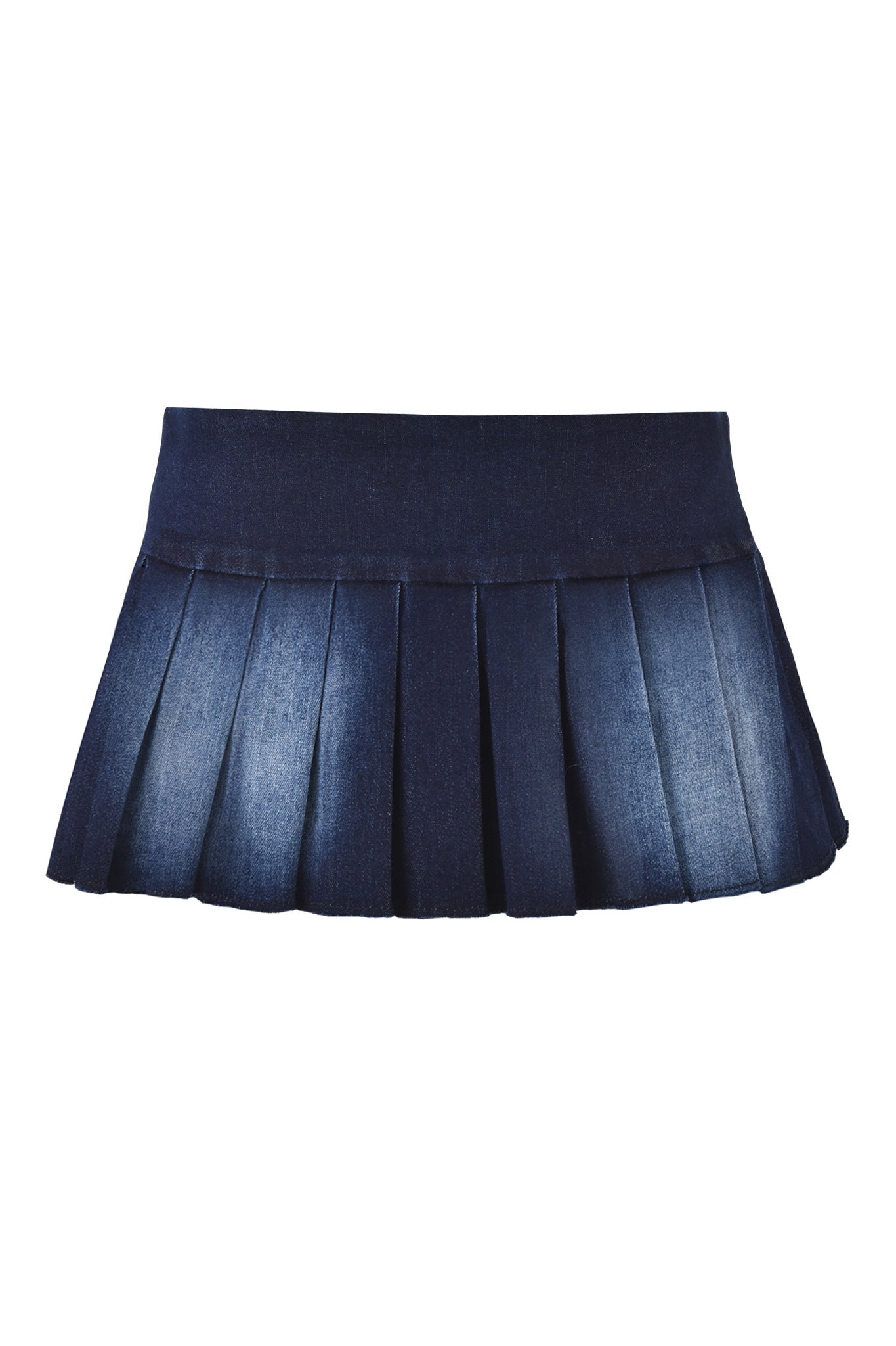 REMINI DENIM SKORT - DARK DENIM BLUE