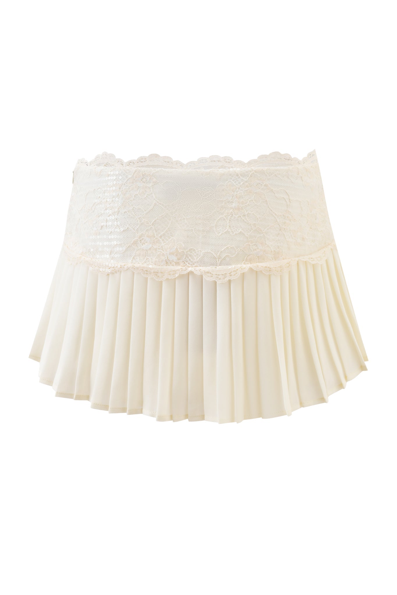 SALOME MINI SKIRT - IVORY
