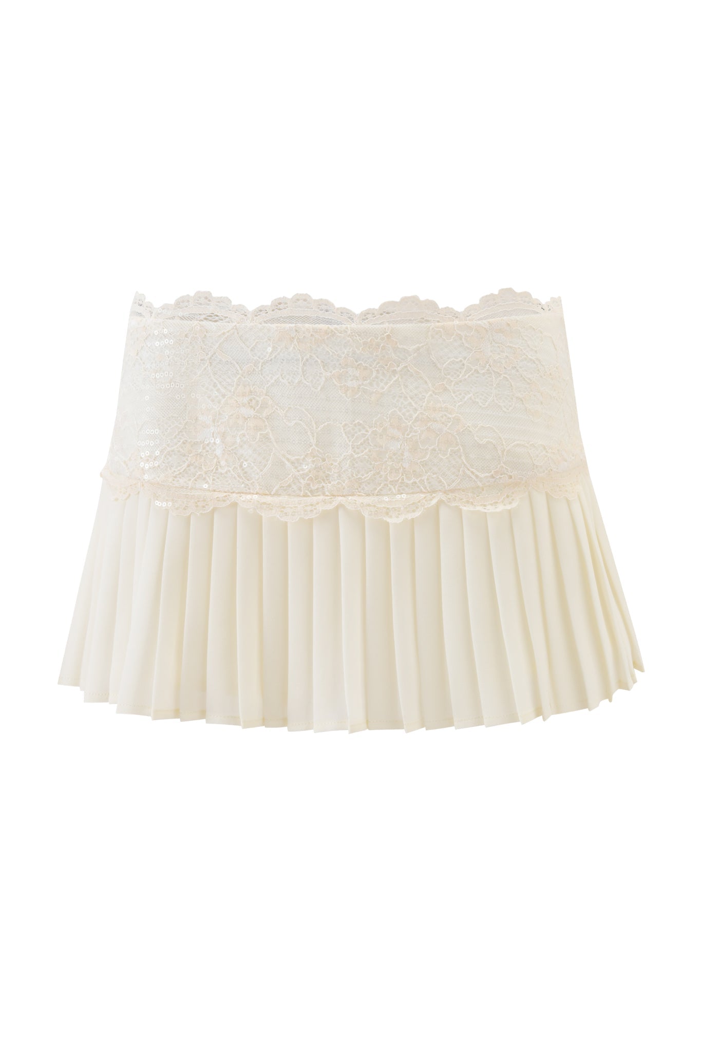 SALOME MINI SKIRT - IVORY
