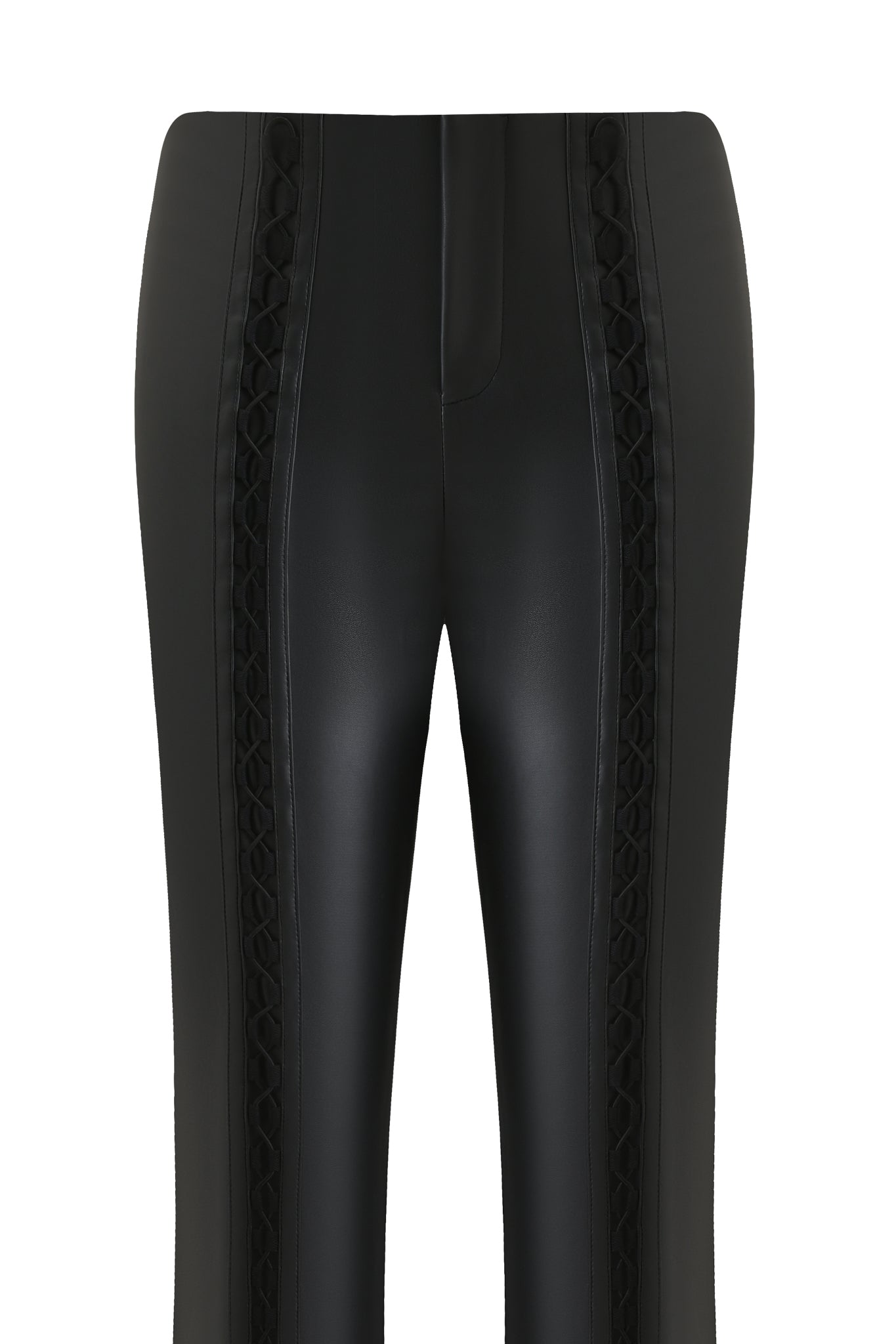 千*様 GINZI leather waist poach kmrii lgb Kmrii Black Sheepskin Leather Pants - Shop Now