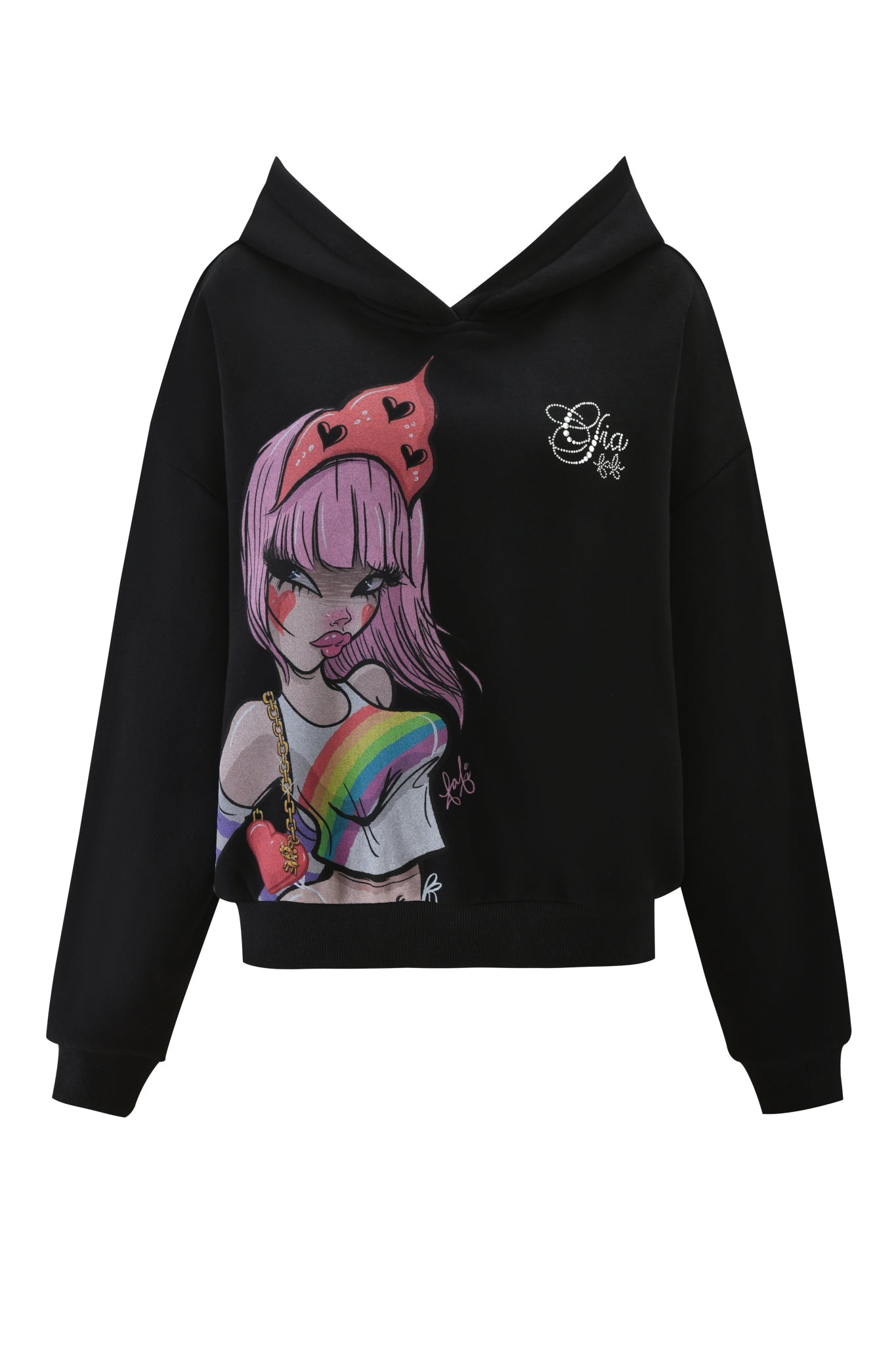 FAFI HOODIE - BLACK