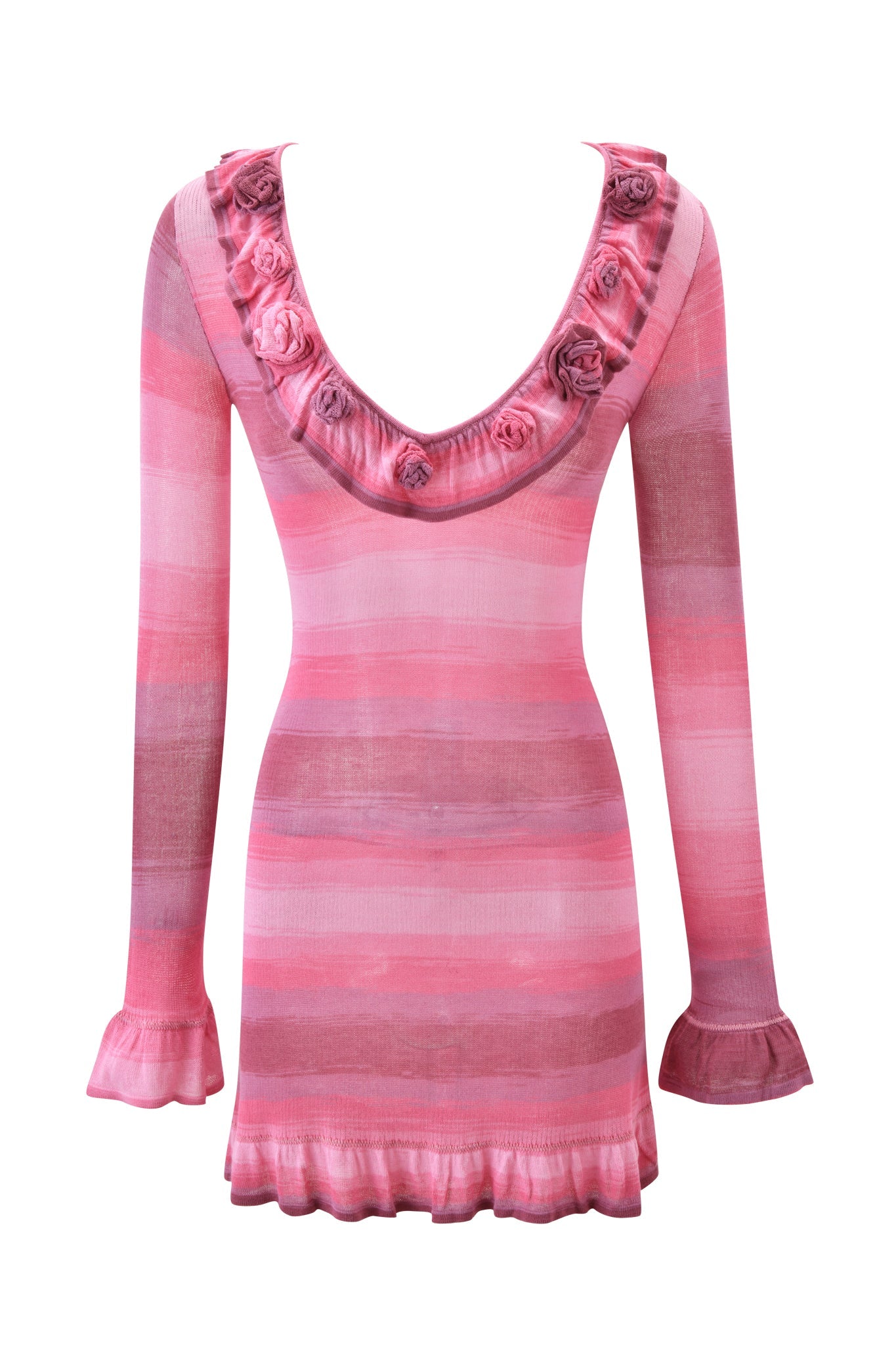 jean paul gaultier x knwls knit mini dress in pink NERISSA KNIT MINI DRESS