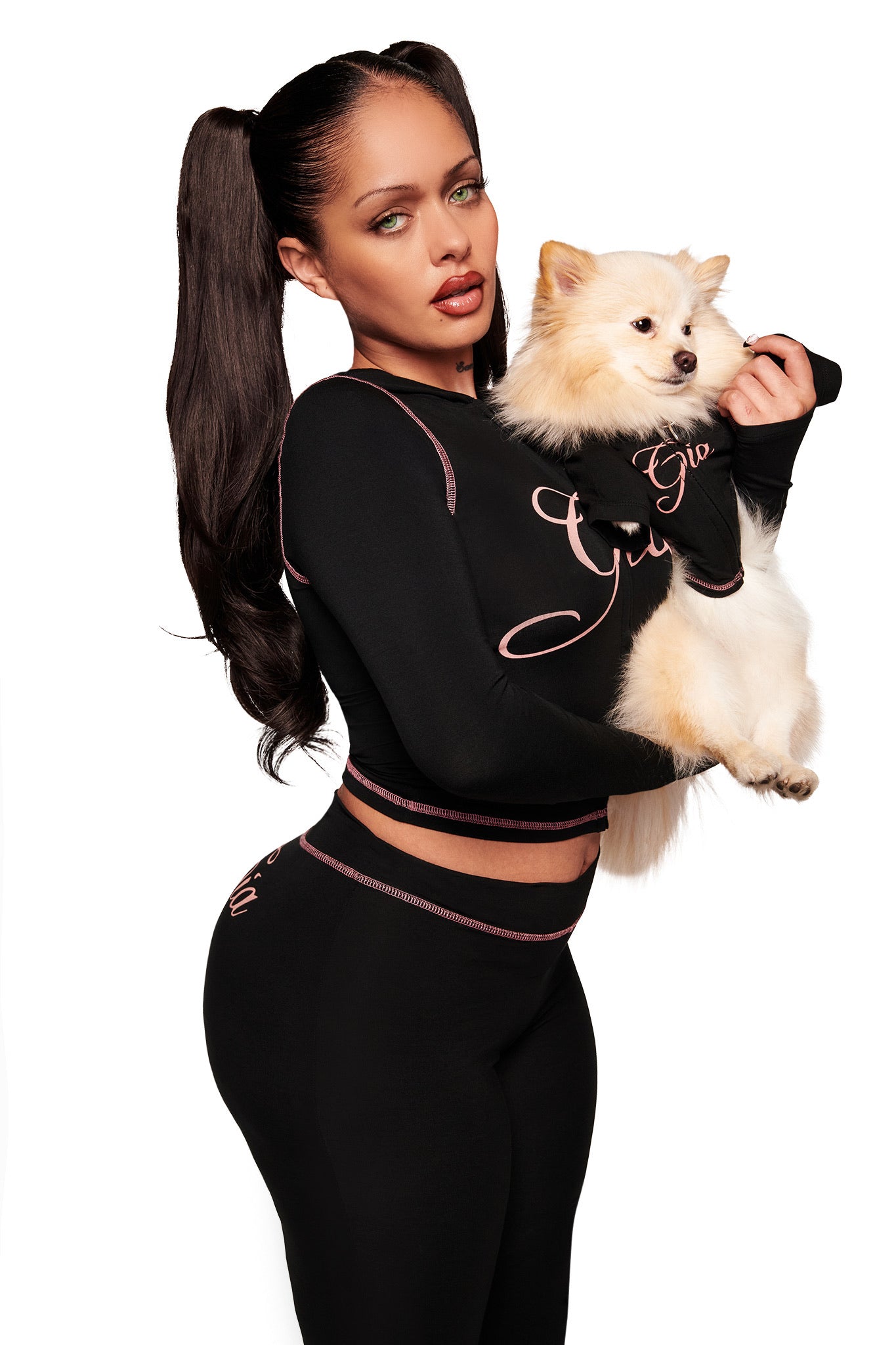 BLARE BEST FRIEND DOG HOODIE - BLACK