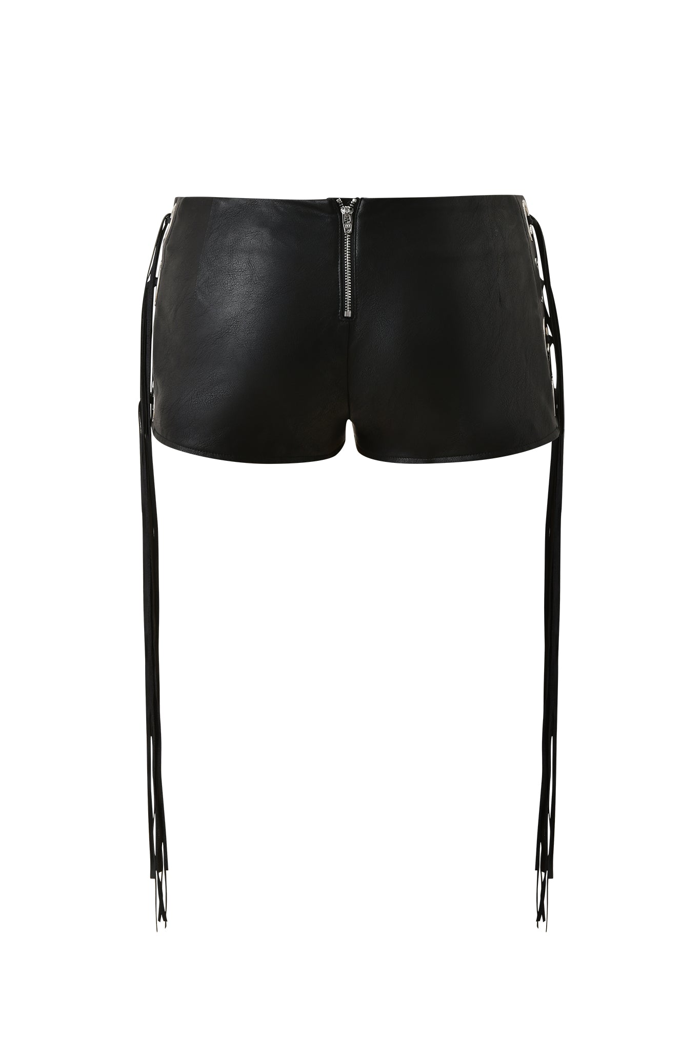 NURI FRINGE SHORT - BLACK
