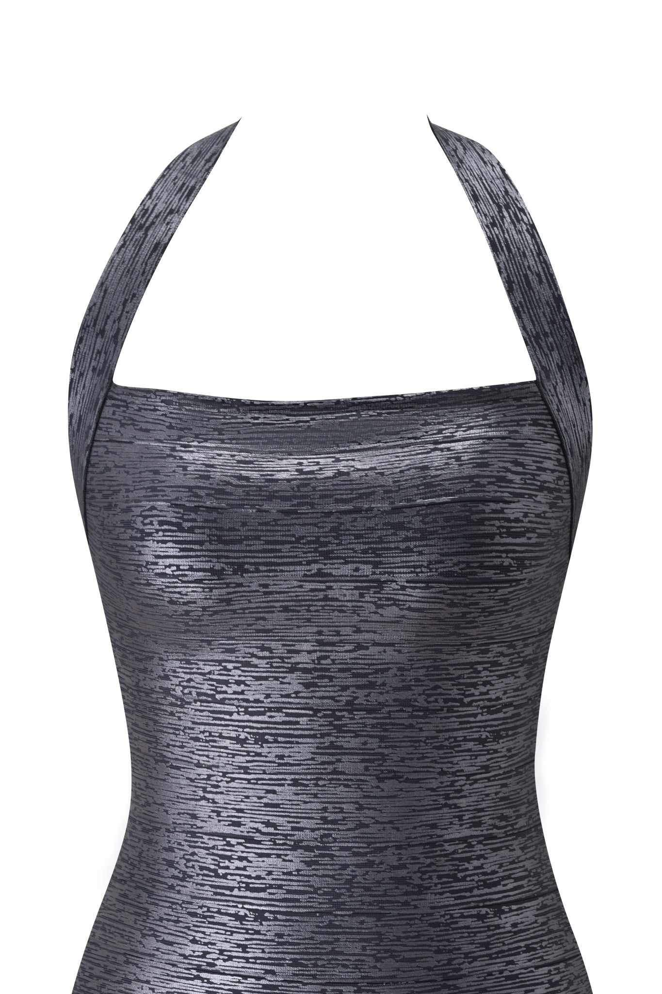 Aiden Platinum Bandage Mini Dress in L