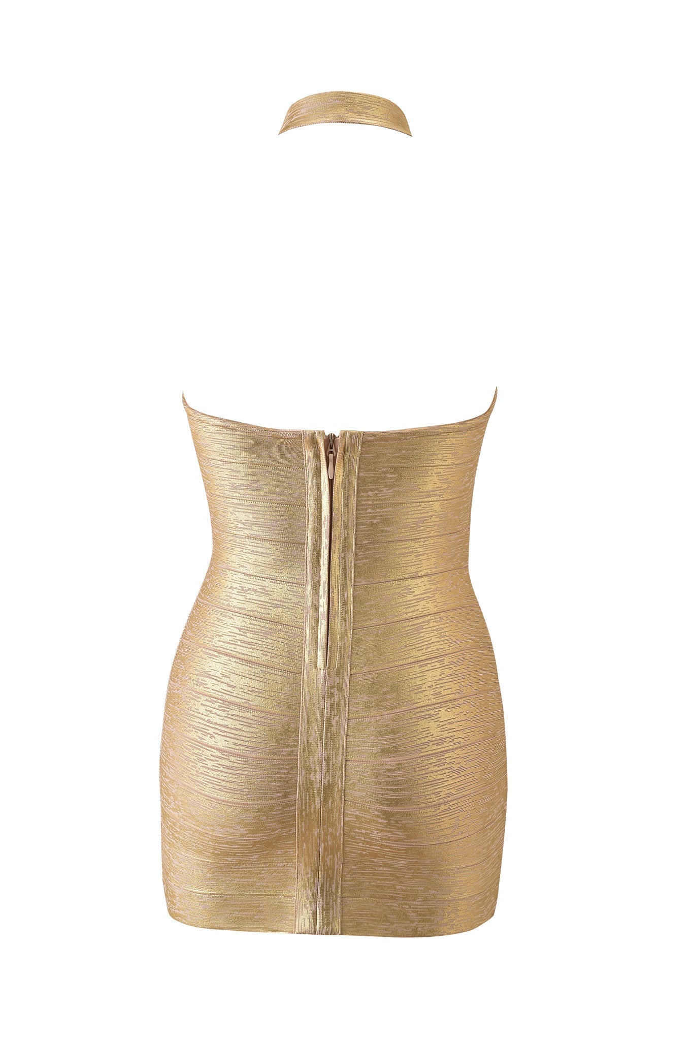 slim fit dress slacks Amanda Gold Bandage Strapless Formal Maxi Dress - US 8 main image 0