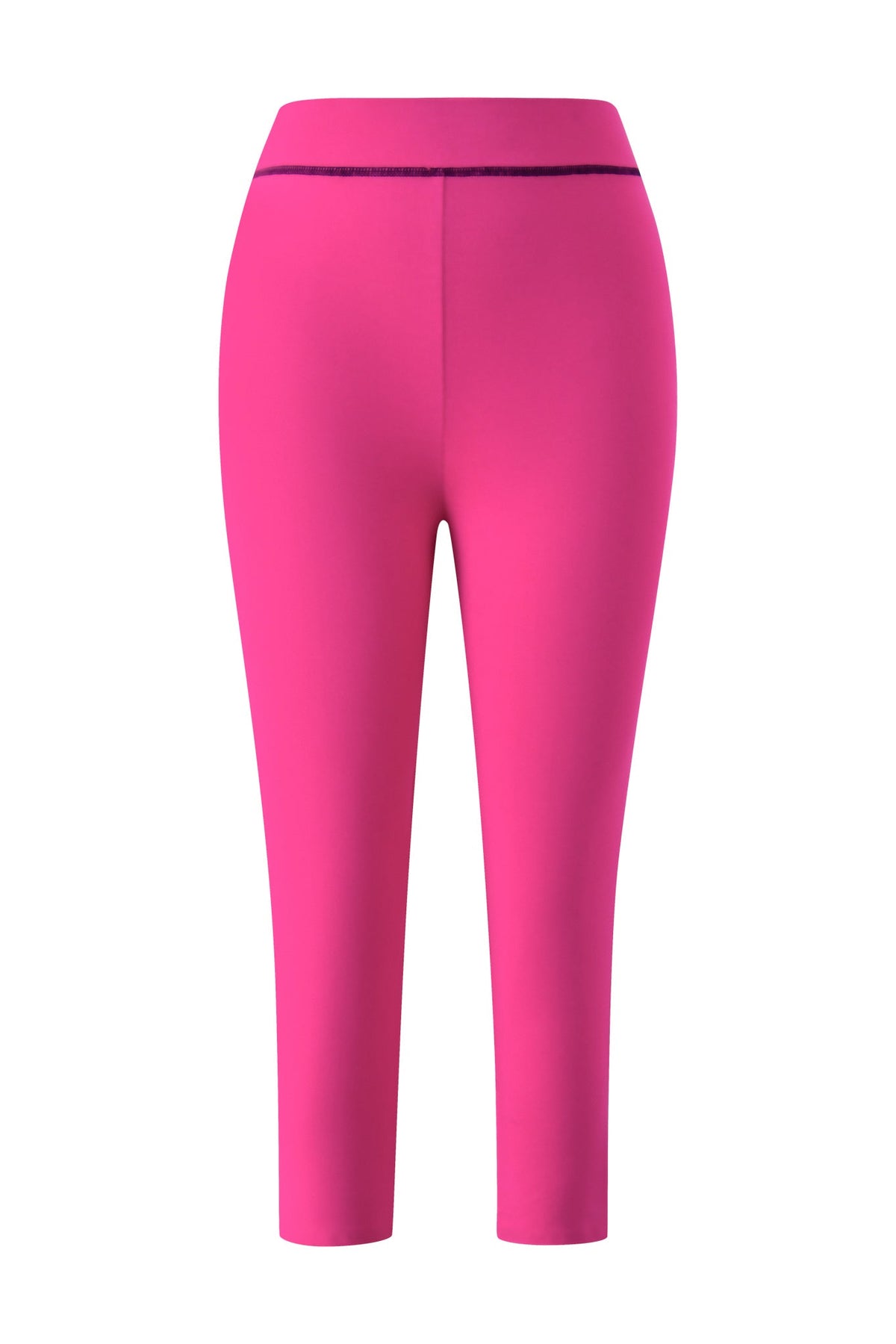 Hot pink YVL BLARE CAPRI - PINK pants with a dark waistband.