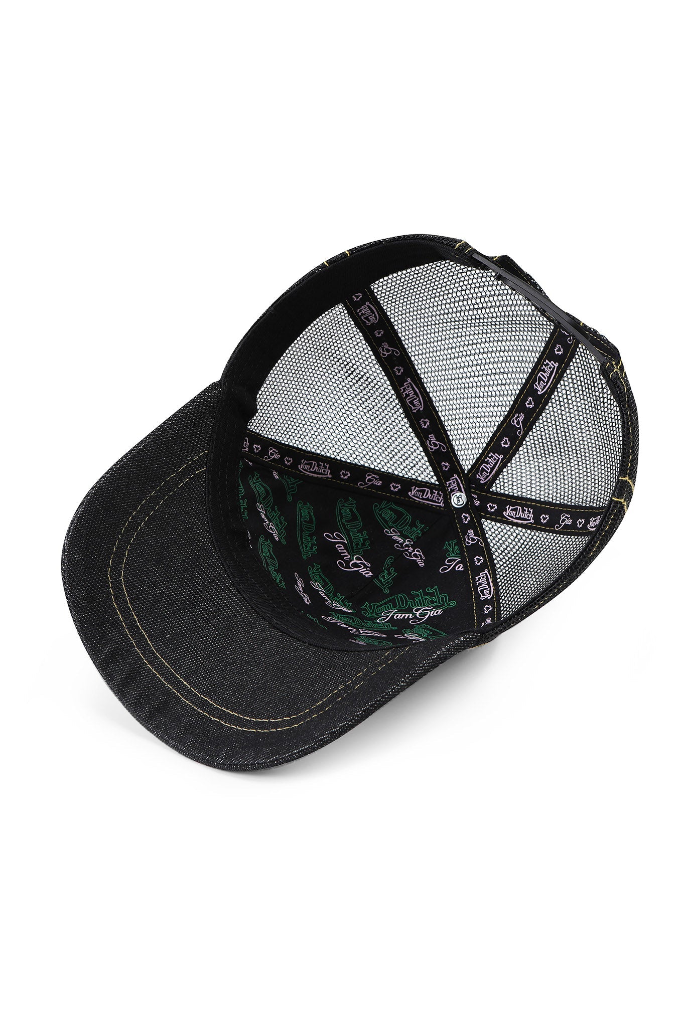 I.AM.GIA X VON DUTCH TRUCKER HAT - INDIGO DENIM