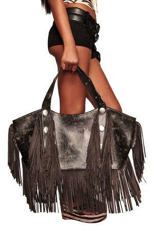 6/4迄値下ayako Fringe Bag/black新品未使用フリンジ Fringe Bucket Bag/BLACK | ayako