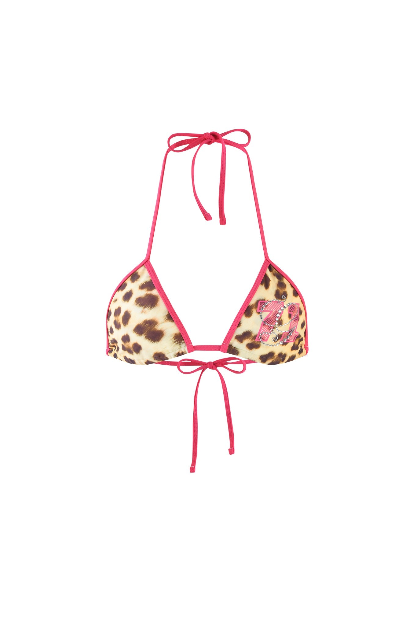 CORDELIA BIKINI TOP - NEUTRAL : LEOPARD : WILDCARD