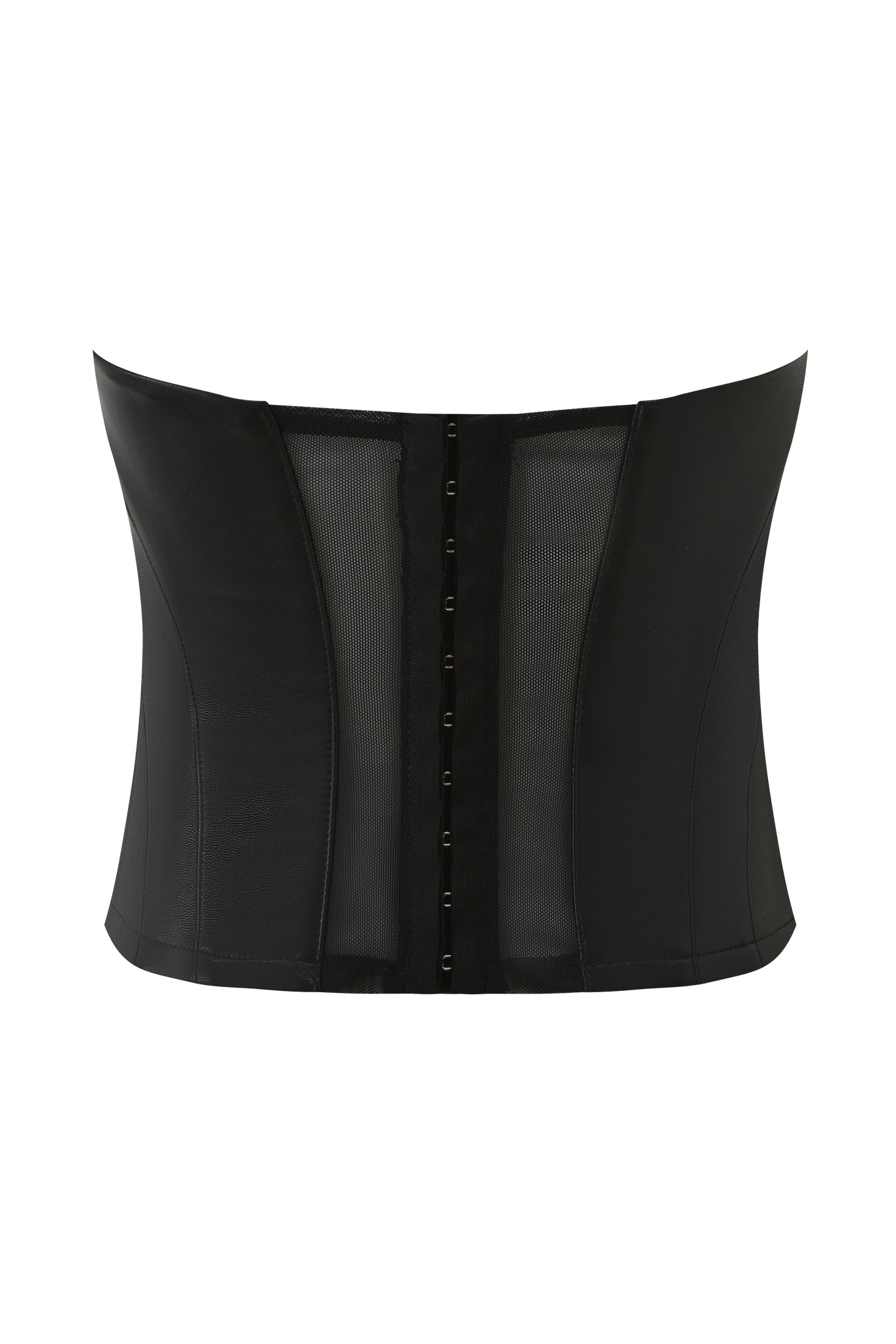 TEMPEST BUSTIER TOP - BLACK