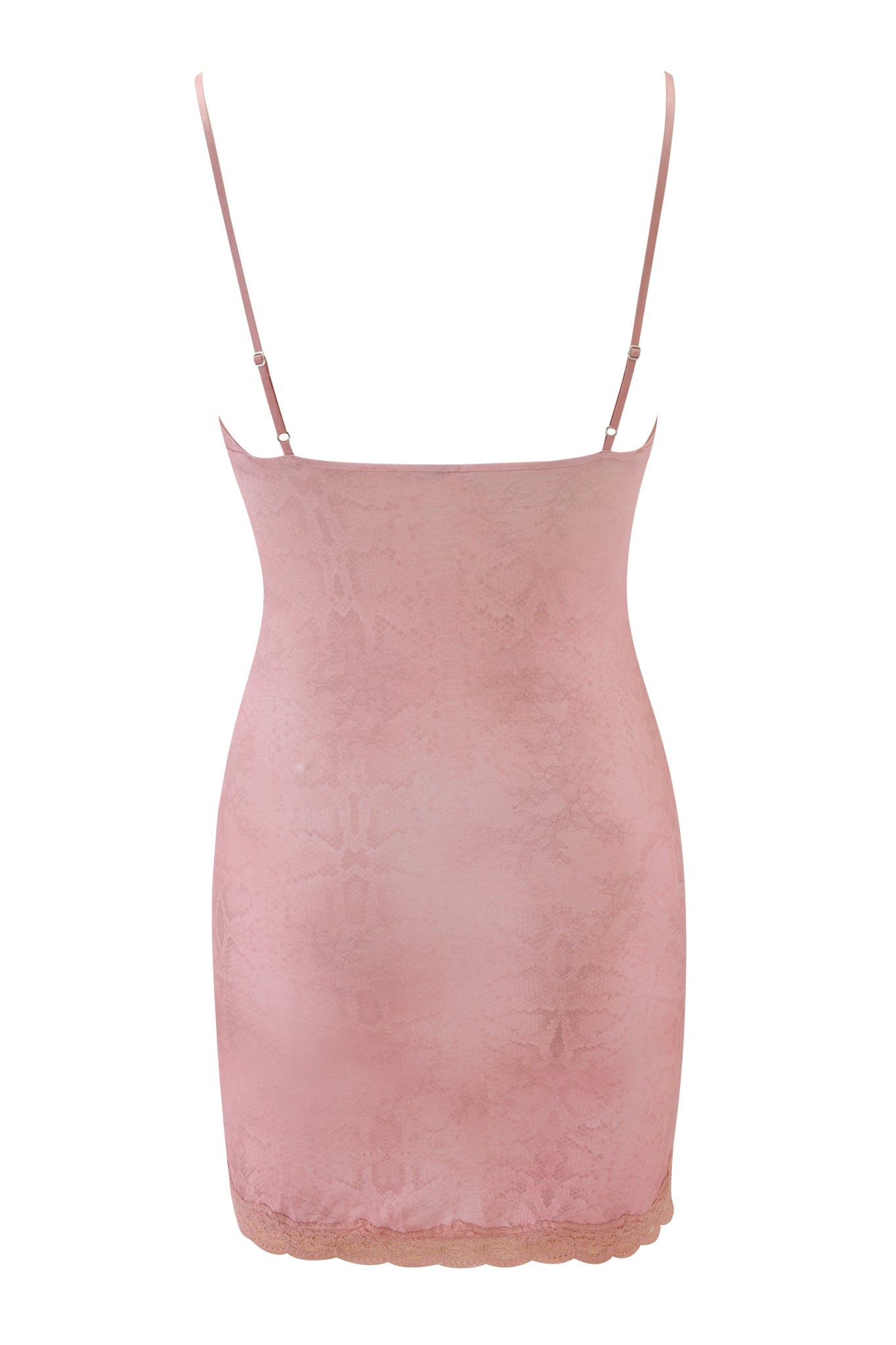 KISA SLIP DRESS - PEACH SERPENTINE KISA SLIP DRESS - PEACH SERPENTINE