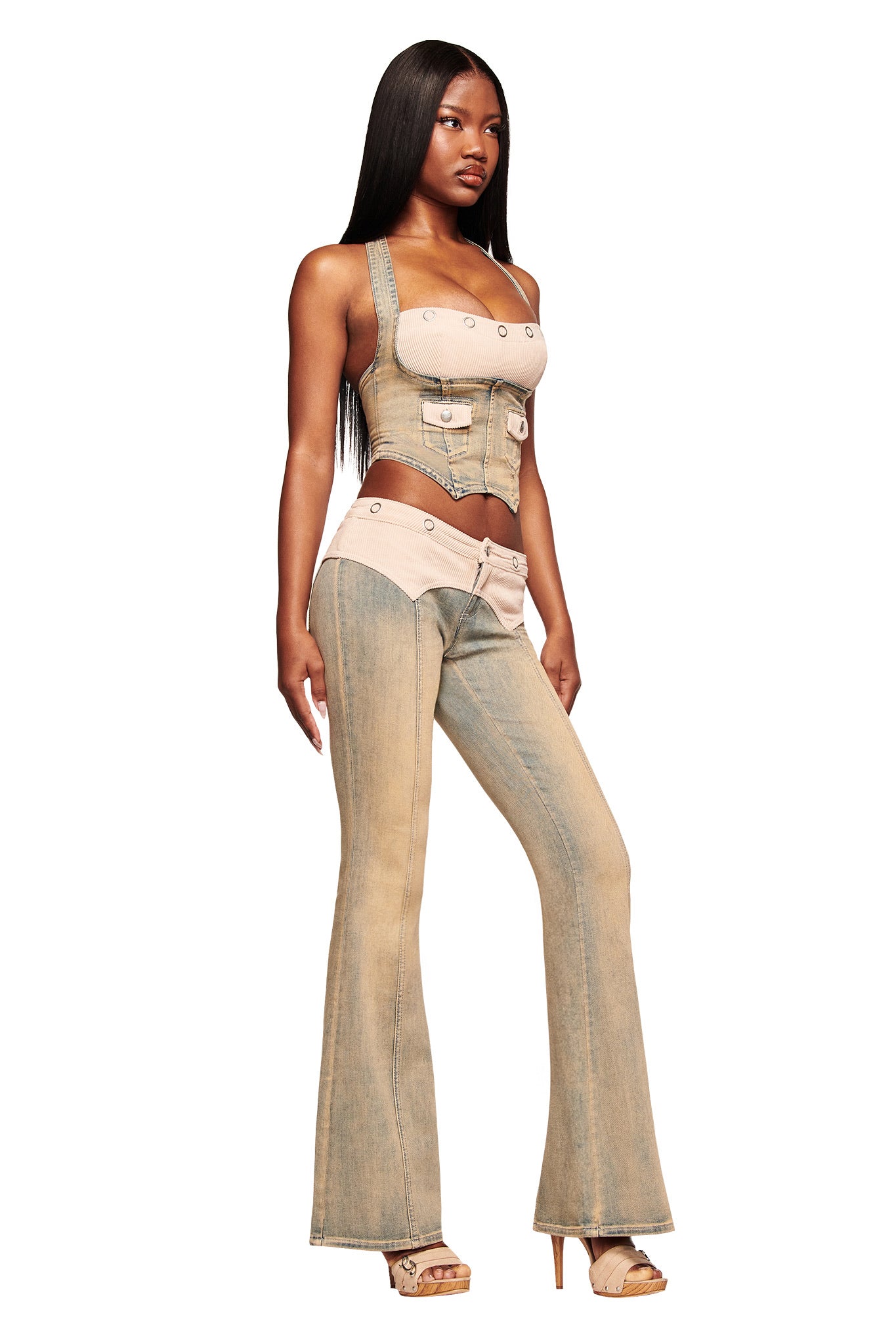 TOMMIE CORSET - ANTIQUE DENIM