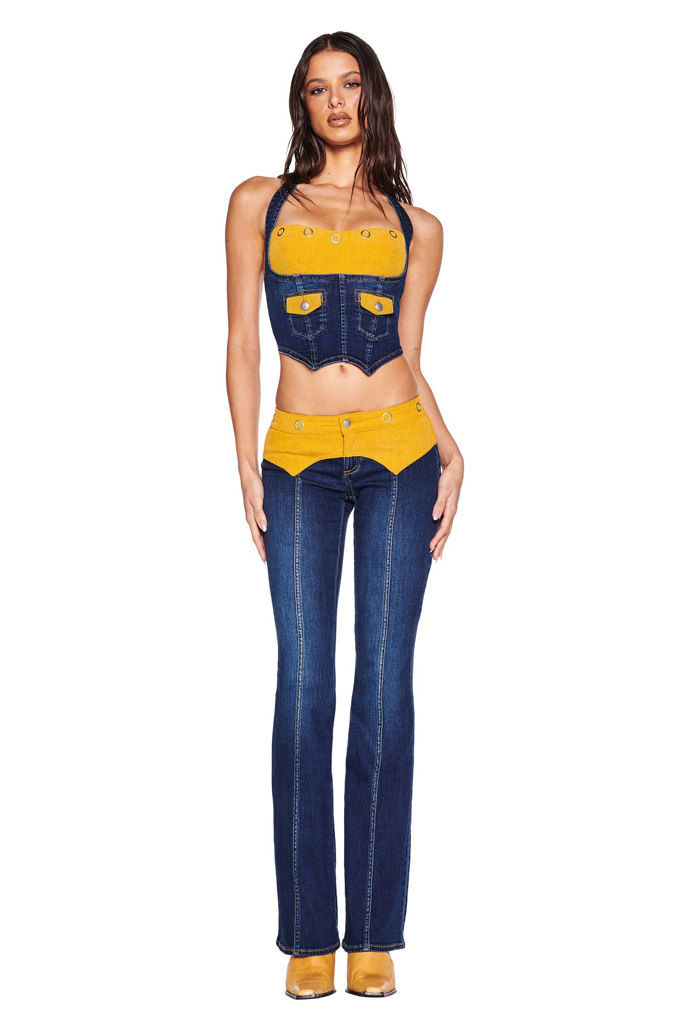 TOMMIE CORSET - DARK WASH